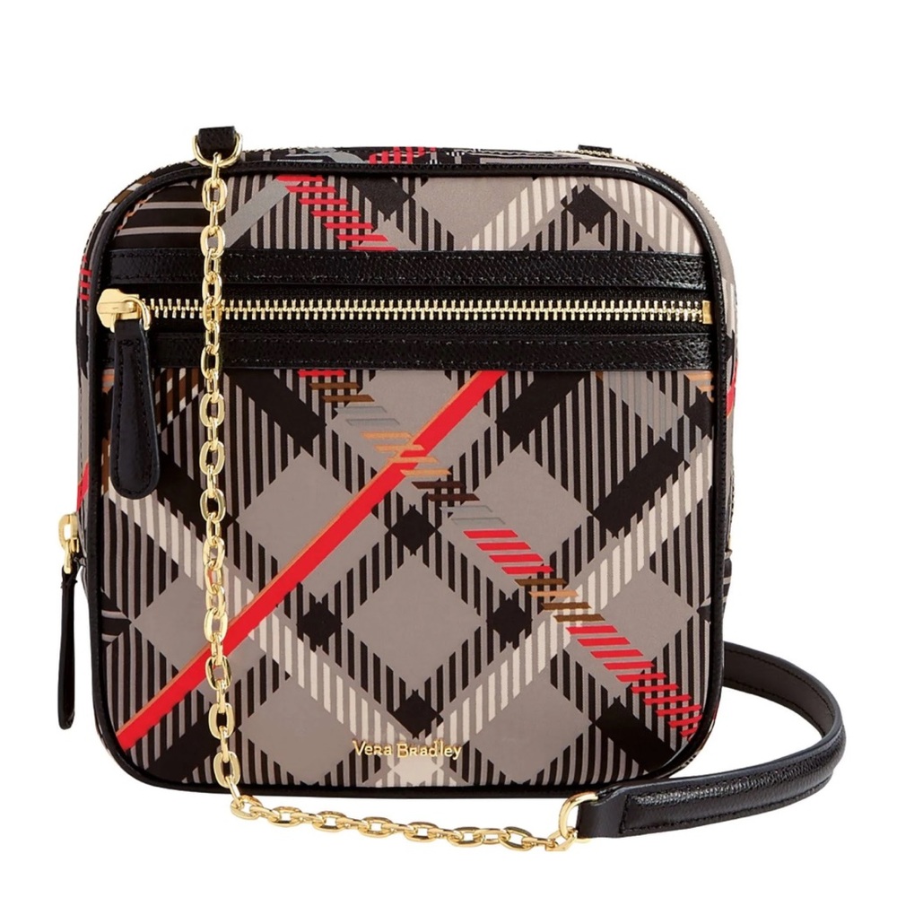 VERA BRADLEY “Elena” Crossbody Purse Plaid